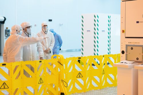 First tool moved in the new clean room in December 2025